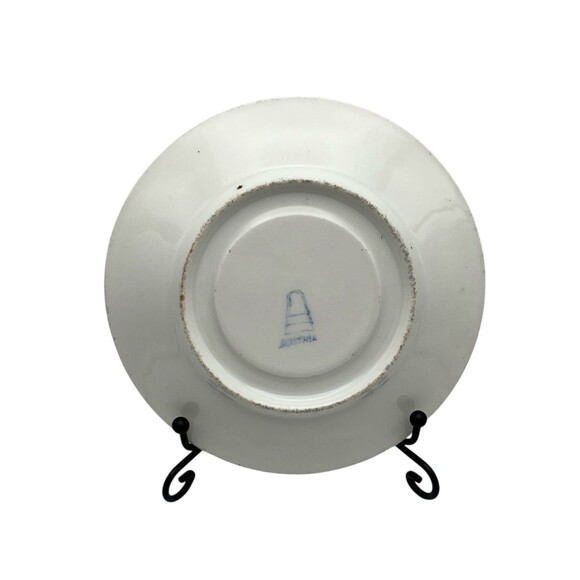 Antique Austrian Royal Vienna Style 9" Hand Painted Porcelain Plate Sappho Gilt - Picture 3 of 7